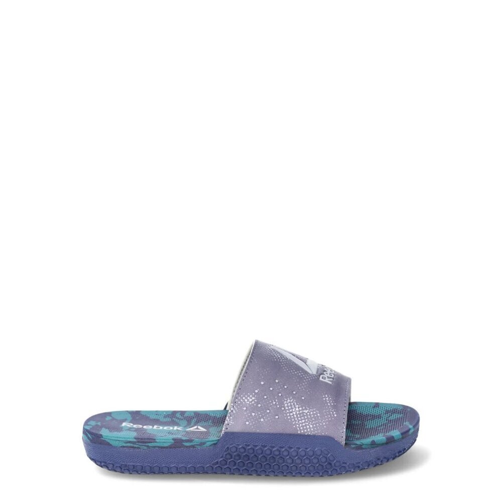 Reebok Boys’ Pervade Slide Sandals, Size 2, Medium Width, Slip-On, Colorful - Picture 3 of 6